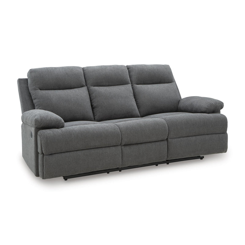  Manufacturer Color_Charcoal  -- Side-Swipe PC9140689 Reclining Sofa with Drop Down Table IMAGE 1