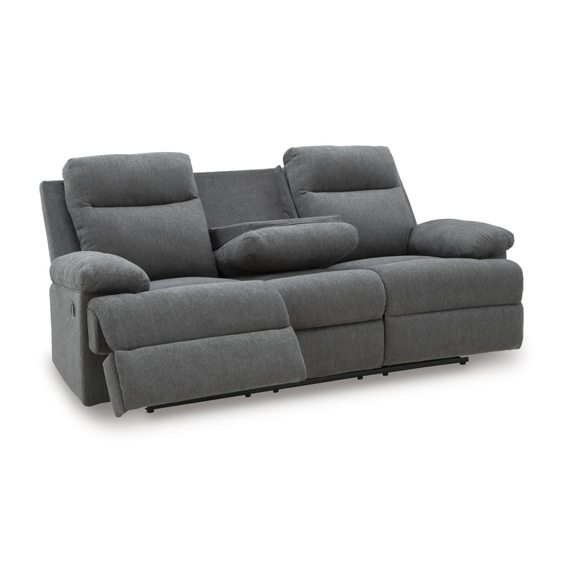  Manufacturer Color_Charcoal  -- Side-Swipe PC9140689 Reclining Sofa with Drop Down Table IMAGE 2