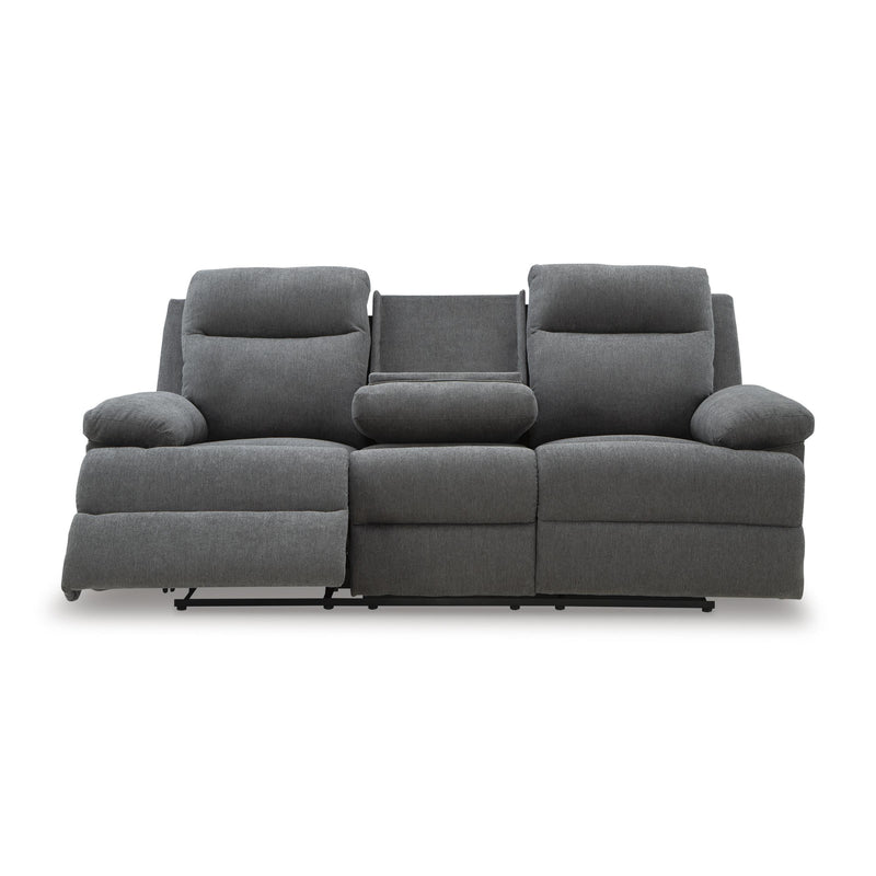  Manufacturer Color_Charcoal  -- Side-Swipe PC9140689 Reclining Sofa with Drop Down Table IMAGE 4