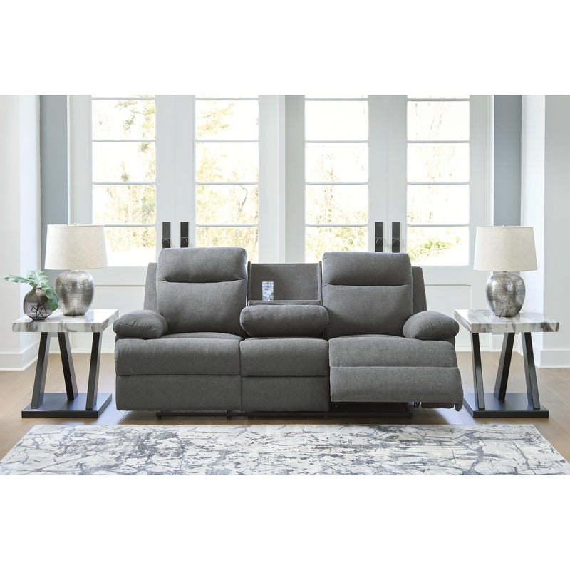  Manufacturer Color_Charcoal  -- Side-Swipe PC9140689 Reclining Sofa with Drop Down Table IMAGE 7