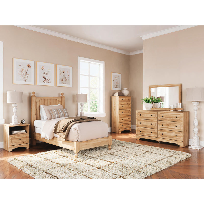  Size_Twin  -- Aleaport Panel Bed IMAGE 10