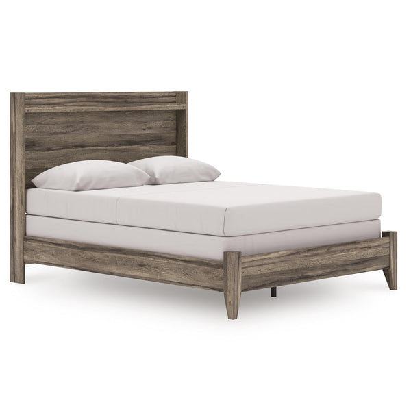  Size_Queen  -- Elbrim Panel Bed IMAGE 1