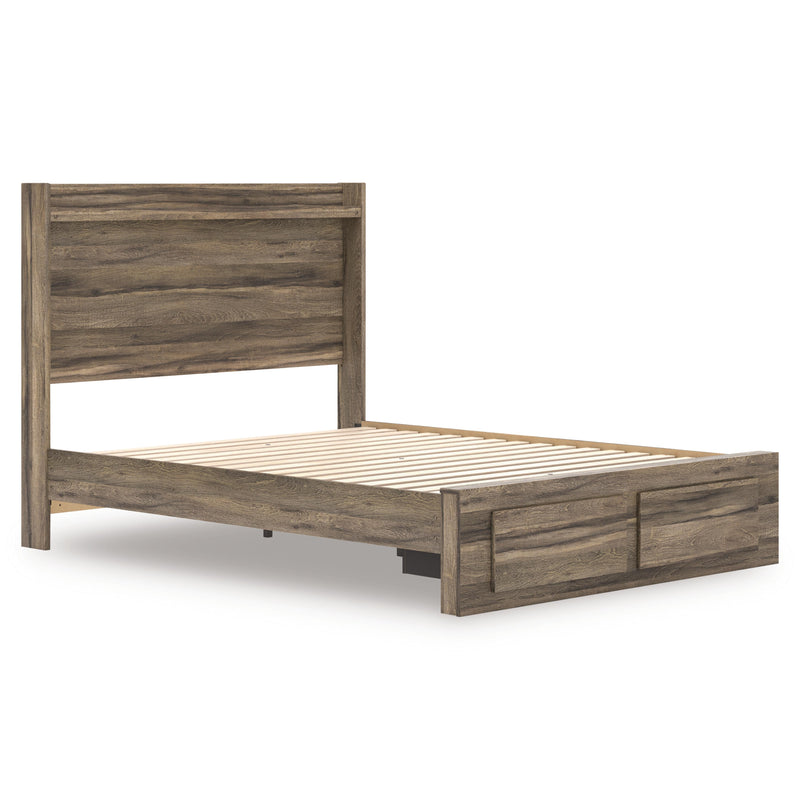  Size_Queen  -- Elbrim Panel Bed with Storage IMAGE 6