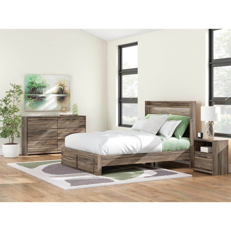  Size_Queen  -- Elbrim Panel Bed with Storage IMAGE 9