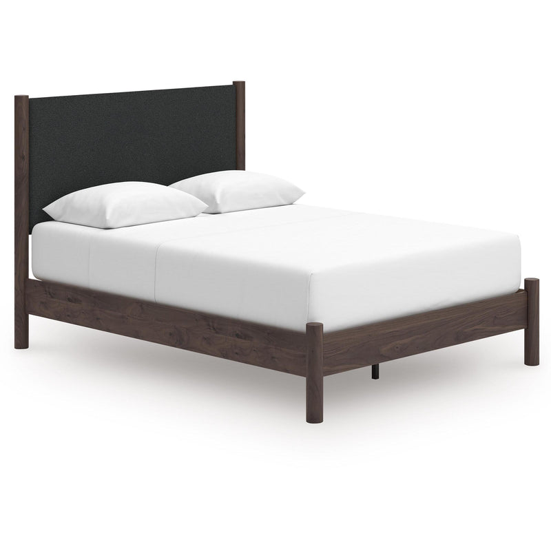  Size_Queen  --  Pamytta PCB2614B12 Queen Upholstered Panel Platform Bed IMAGE 1