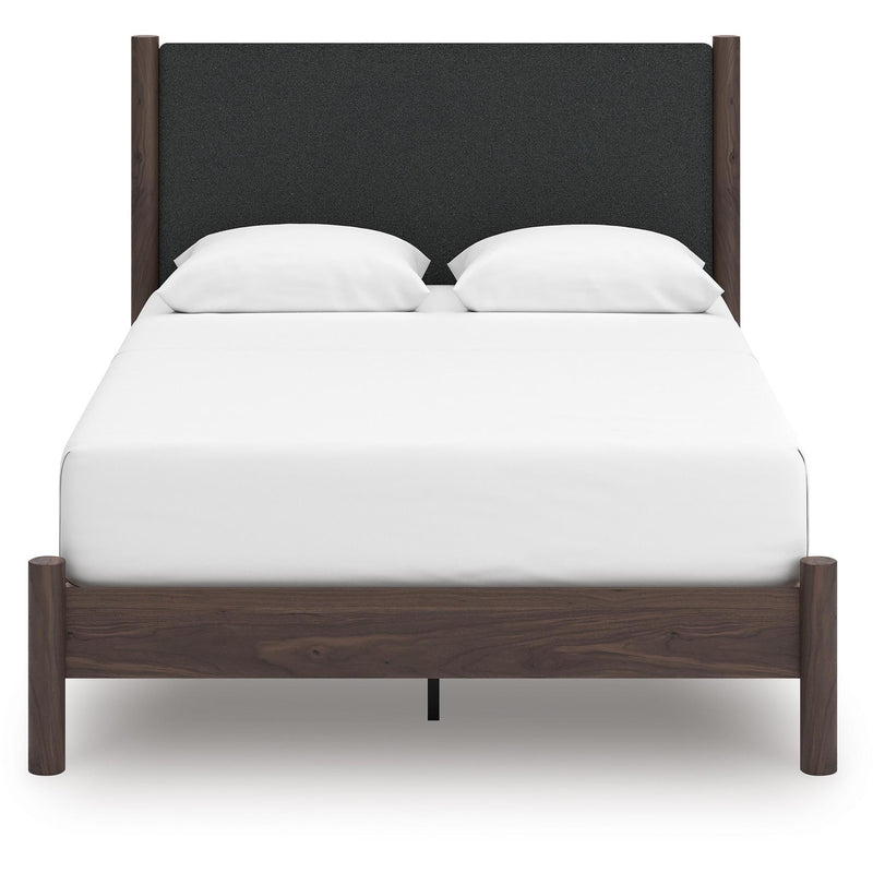  Size_Queen  --  Pamytta PCB2614B12 Queen Upholstered Panel Platform Bed IMAGE 2