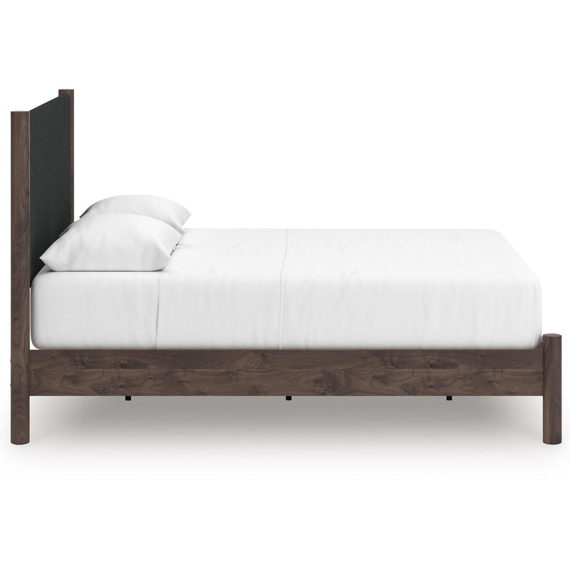  Size_Queen  --  Pamytta PCB2614B12 Queen Upholstered Panel Platform Bed IMAGE 3