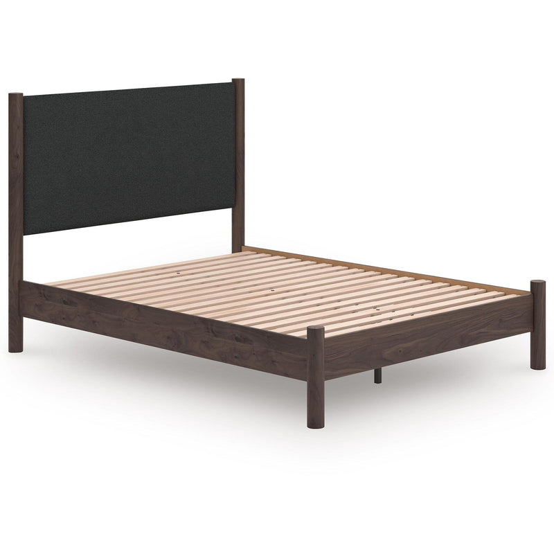  Size_Queen  --  Pamytta PCB2614B12 Queen Upholstered Panel Platform Bed IMAGE 5