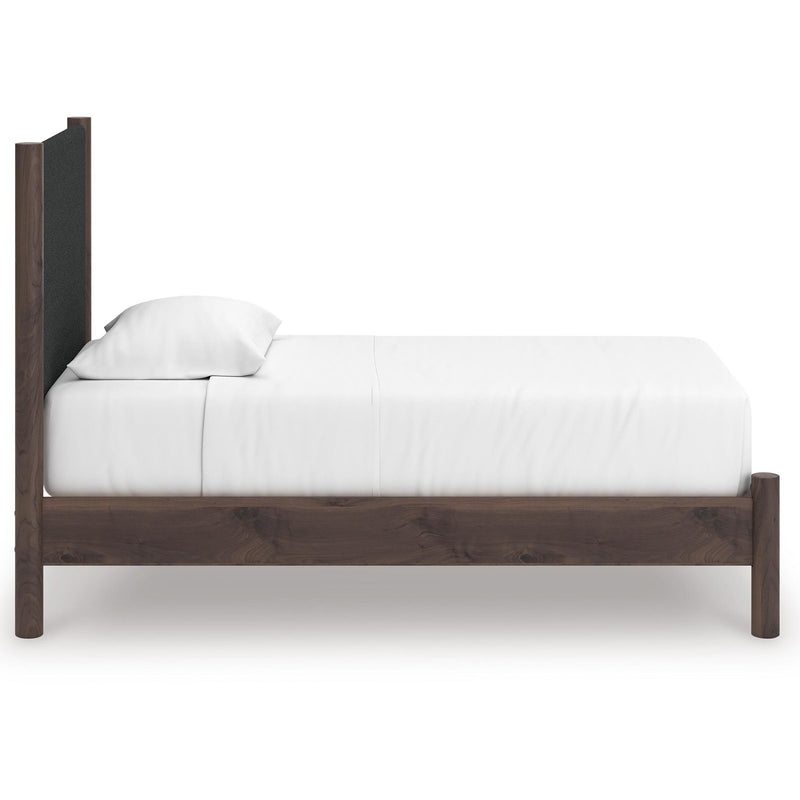  Size_Twin  --  Pamytta PCB2614B8 Twin Upholstered Panel Platform Bed IMAGE 3