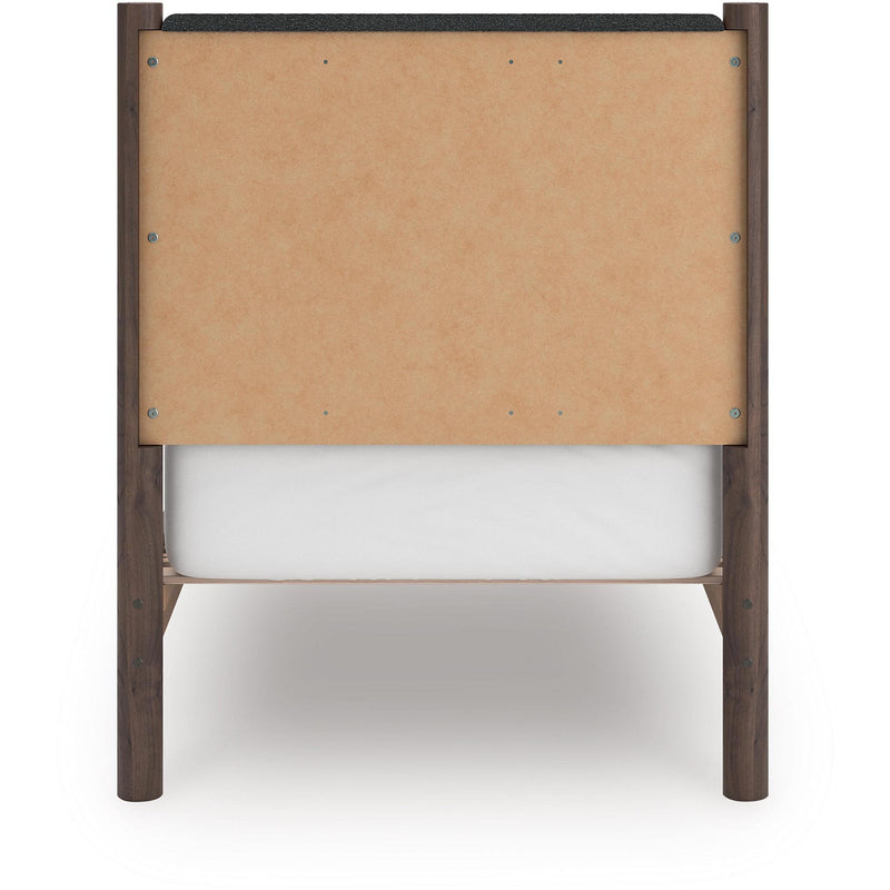  Size_Twin  --  Pamytta PCB2614B8 Twin Upholstered Panel Platform Bed IMAGE 4