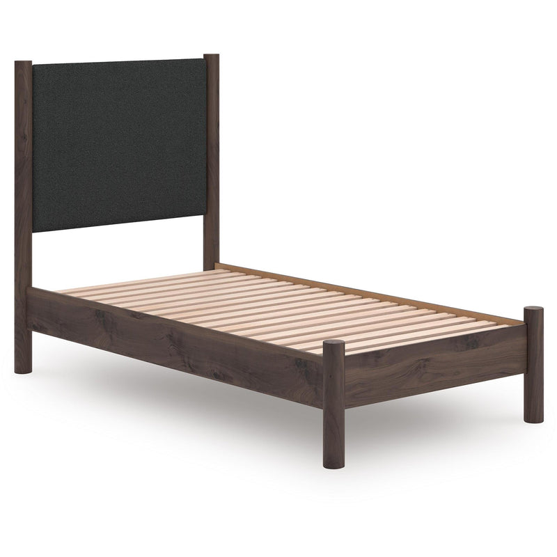  Size_Twin  --  Pamytta PCB2614B8 Twin Upholstered Panel Platform Bed IMAGE 5
