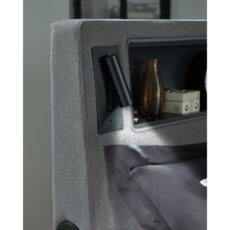  Size_King  -- Verishaw PCB2721B21 King Upholstered Bed IMAGE 17
