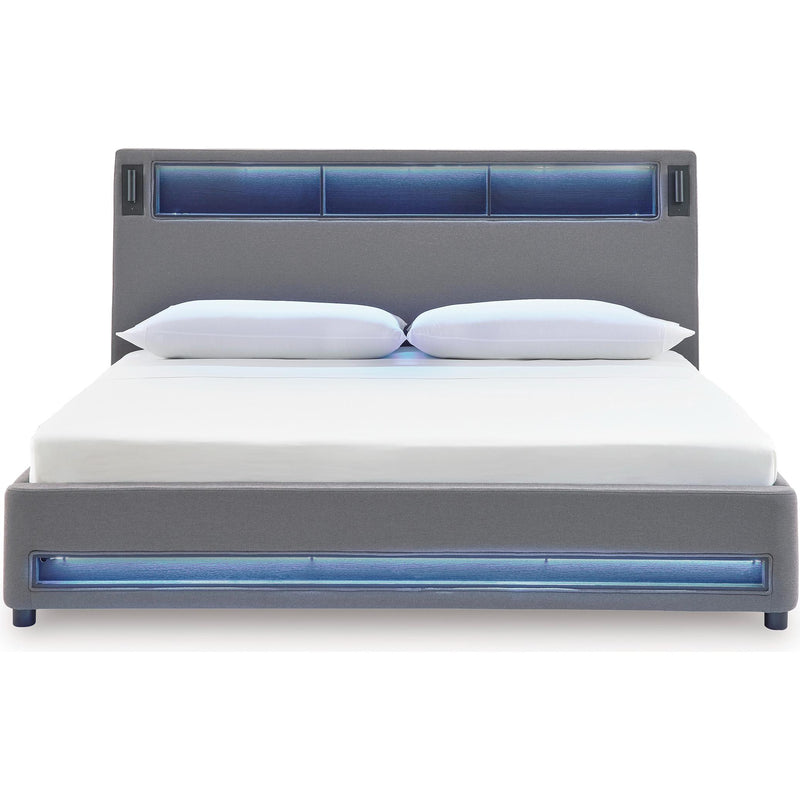  Size_California King  -- Verishaw PCB2721B22 California King Upholstered Bed IMAGE 4
