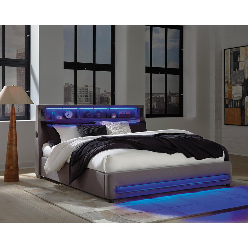  Size_California King  -- Verishaw PCB2721B22 California King Upholstered Bed IMAGE 9