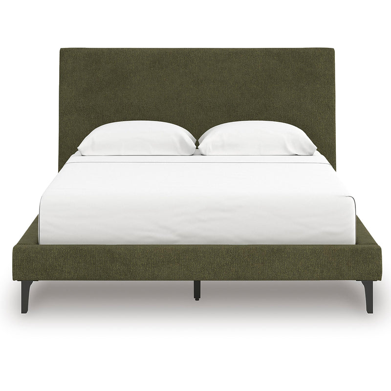  Size_Queen  -- Chirason PCB3367-81 Queen Upholstered Bed with Roll Slats IMAGE 2