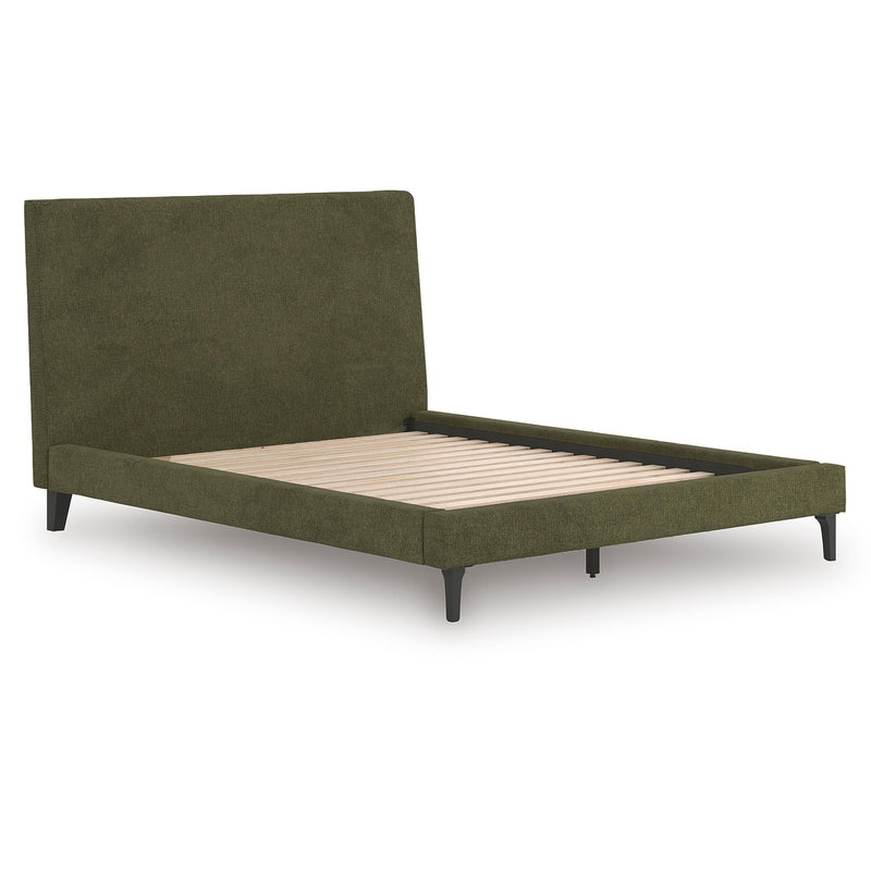  Size_Queen  -- Chirason PCB3367-81 Queen Upholstered Bed with Roll Slats IMAGE 5