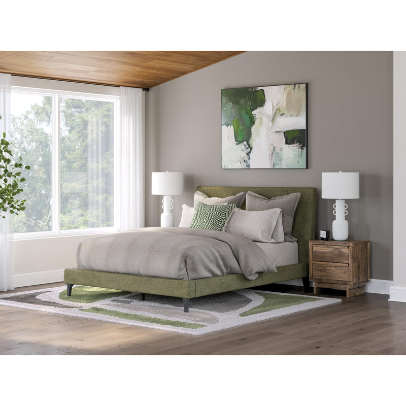  Size_Queen  -- Chirason PCB3367-81 Queen Upholstered Bed with Roll Slats IMAGE 6