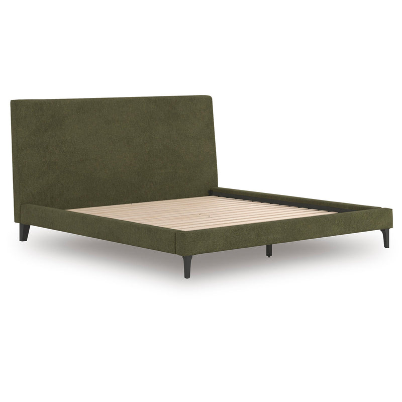  Size_King  -- Chirason PCB3367-82 King Upholstered Bed with Roll Slats IMAGE 5