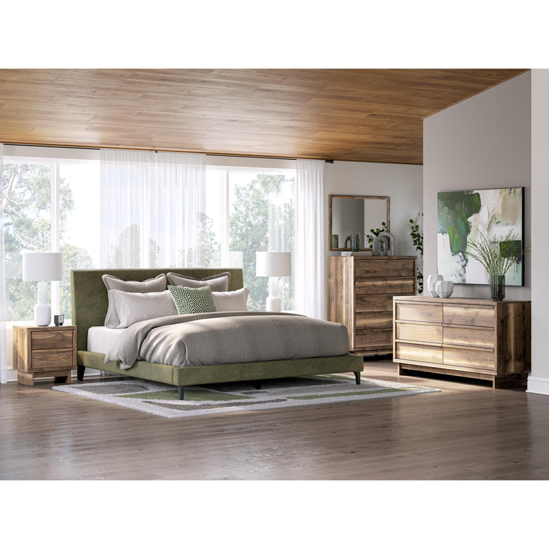  Size_King  -- Chirason PCB3367-82 King Upholstered Bed with Roll Slats IMAGE 8