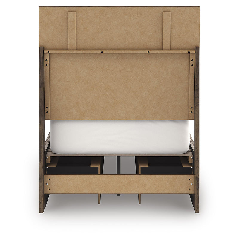  Size_Twin  -- Chirason PCB3367B27 Twin Panel Bed with Storage IMAGE 5