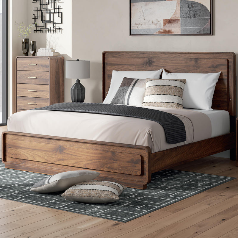  Size_Queen  -- Fortlorn Panel Bed IMAGE 1