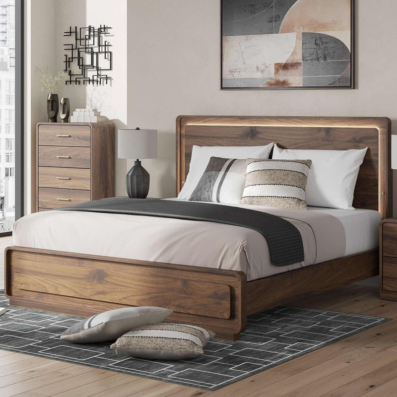  Size_Queen  -- Fortlorn Panel Bed IMAGE 2