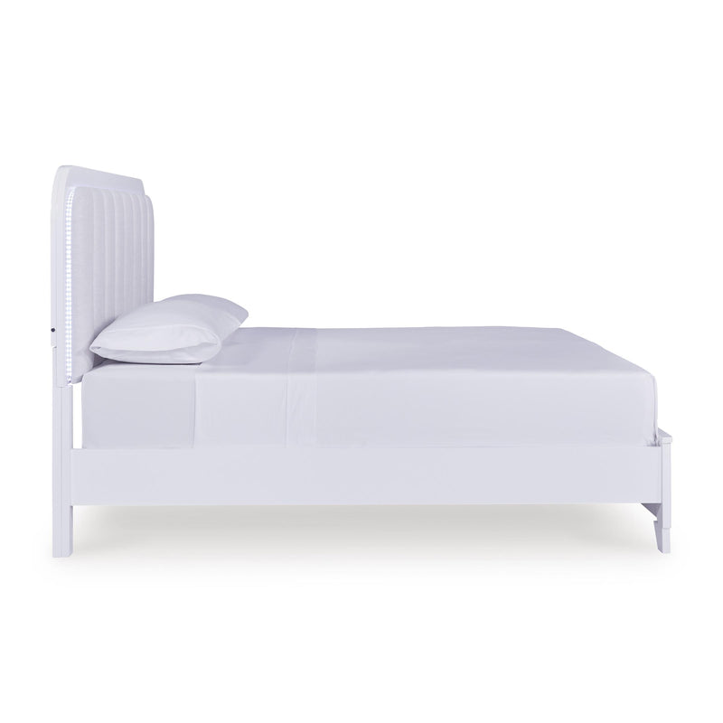  Size_King  -- Jarlee King Upholstered Panel Bed IMAGE 3