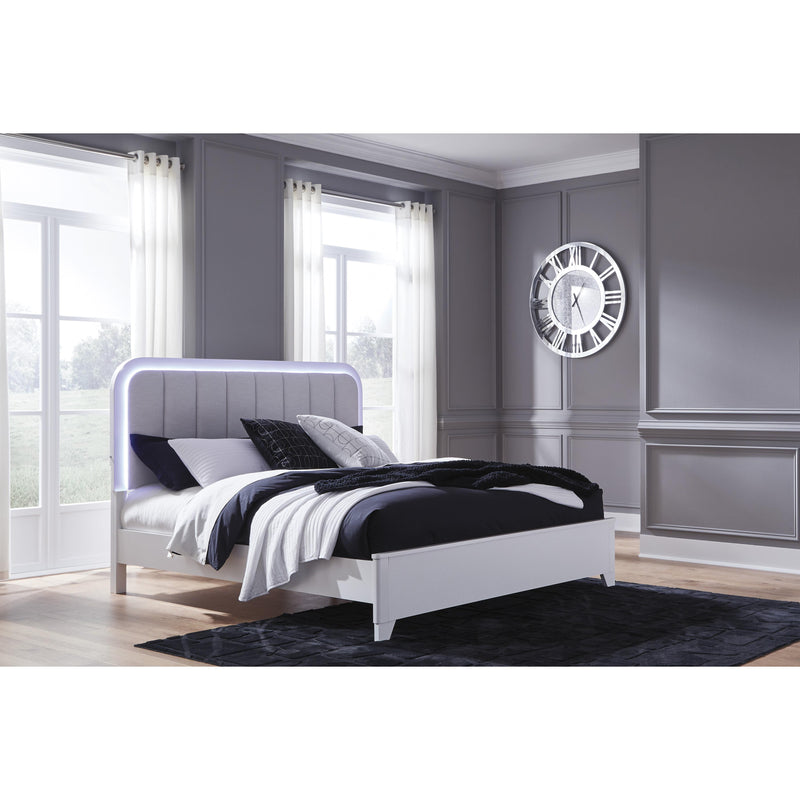  Size_King  -- Jarlee King Upholstered Panel Bed IMAGE 5