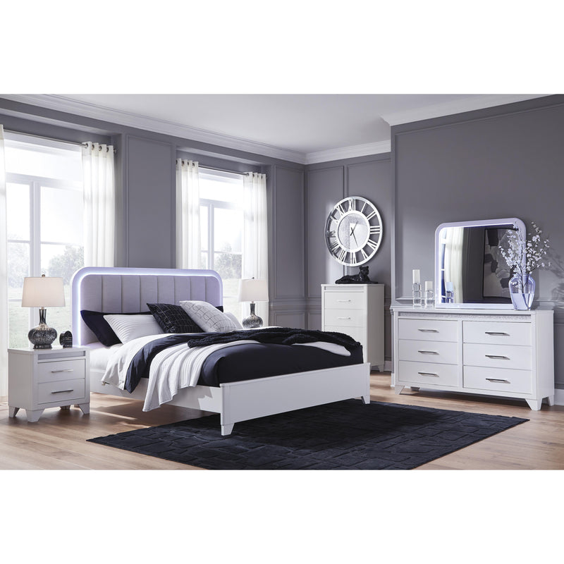  Size_California King  -- Jarlee PCB392B5 California King Upholstered Panel Bed IMAGE 6