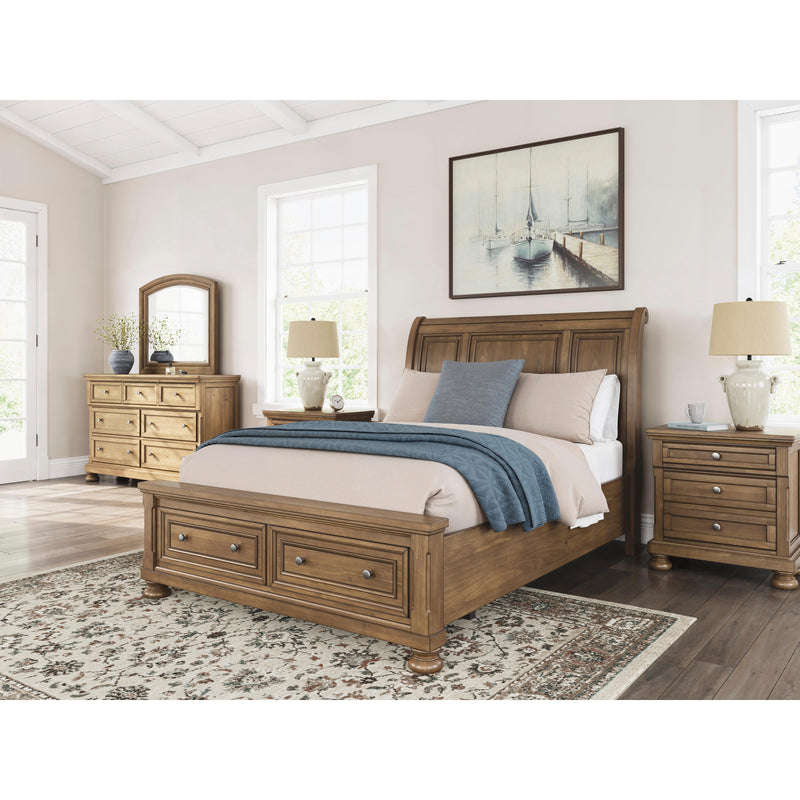  Size_Queen  -- Feddinger Sleigh Bed with Storage IMAGE 10