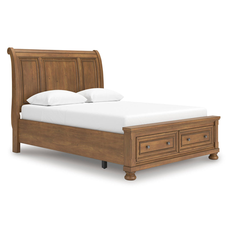  Size_Queen  -- Feddinger Sleigh Bed with Storage IMAGE 1