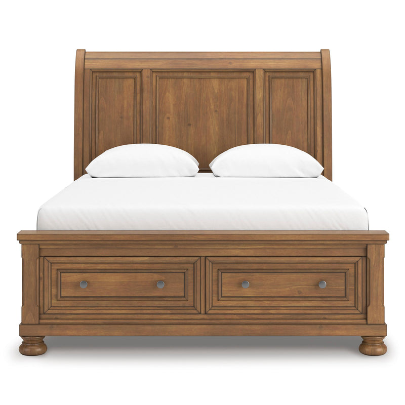  Size_Queen  -- Feddinger Sleigh Bed with Storage IMAGE 3