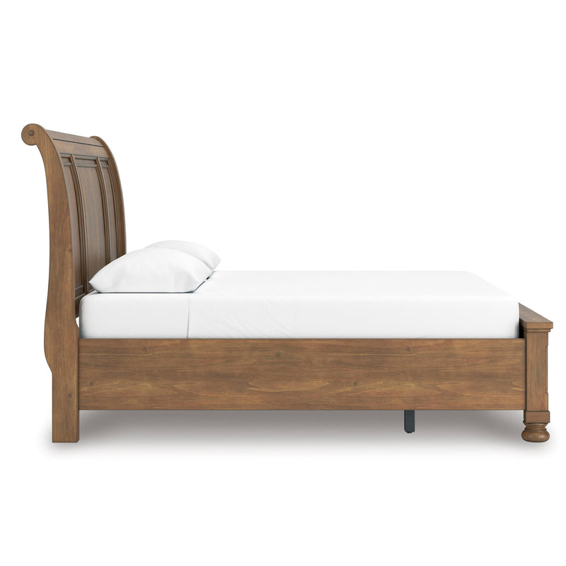 Size_Queen  -- Feddinger Sleigh Bed with Storage IMAGE 4