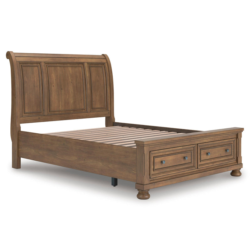  Size_Queen  -- Feddinger Sleigh Bed with Storage IMAGE 6