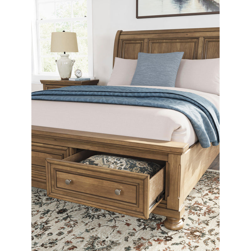  Size_Queen  -- Feddinger Sleigh Bed with Storage IMAGE 9