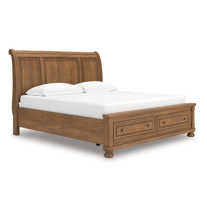  Size_King  -- Feddinger PCB779B8 King Storage Sleigh Bed IMAGE 1