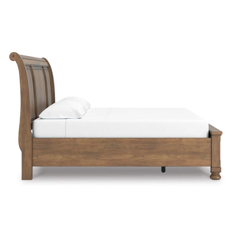  Size_King  -- Feddinger PCB779B8 King Storage Sleigh Bed IMAGE 4