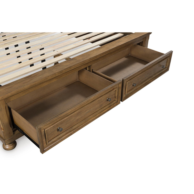  Size_King  -- Feddinger PCB779B8 King Storage Sleigh Bed IMAGE 9