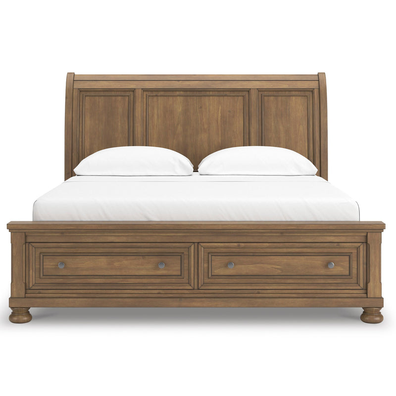  Size_California King  -- Feddinger PCB779B9 California King Storage Sleigh Bed IMAGE 3
