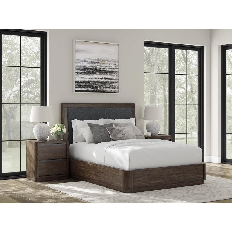  Size_Queen  -- Dilenno Upholstered Panel Bed IMAGE 4