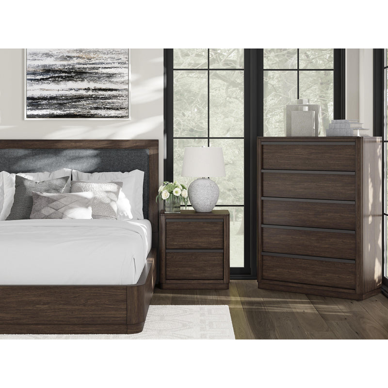  Size_Queen  -- Dilenno Upholstered Panel Bed IMAGE 6