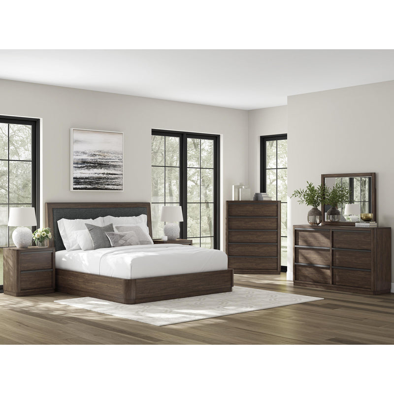  Size_King  -- Dilenno PCB857B8 King Upholstered Panel Bed IMAGE 6