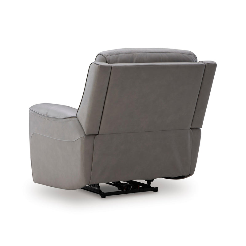  Manufacturer Color_Coin  -- 5Z Comfort Power Leather Match Recliner IMAGE 4