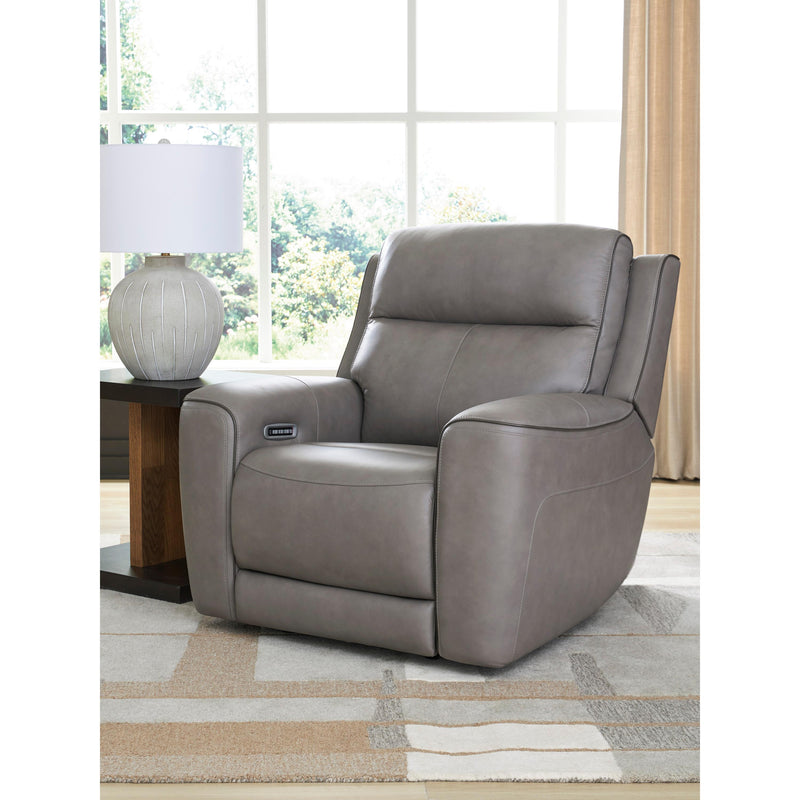  Manufacturer Color_Coin  -- 5Z Comfort Power Leather Match Recliner IMAGE 5