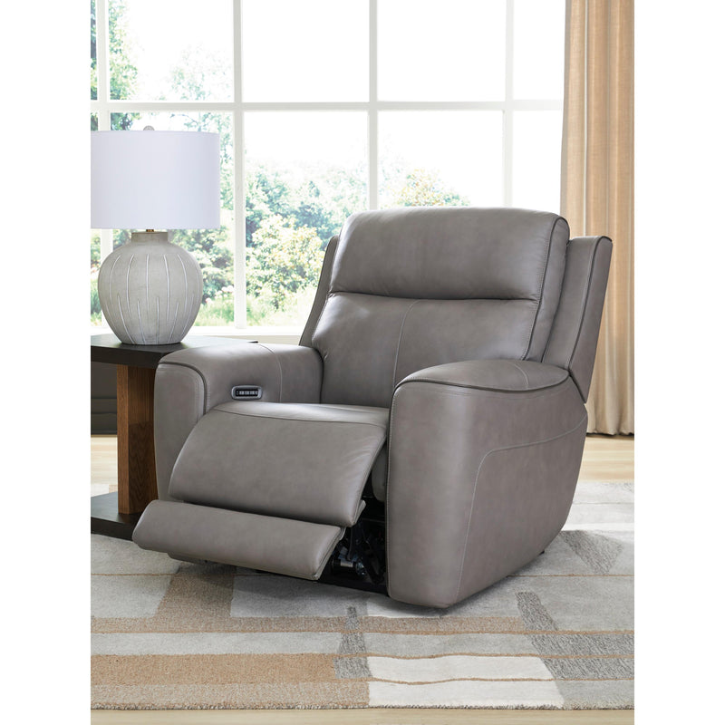  Manufacturer Color_Coin  -- 5Z Comfort Power Leather Match Recliner IMAGE 6