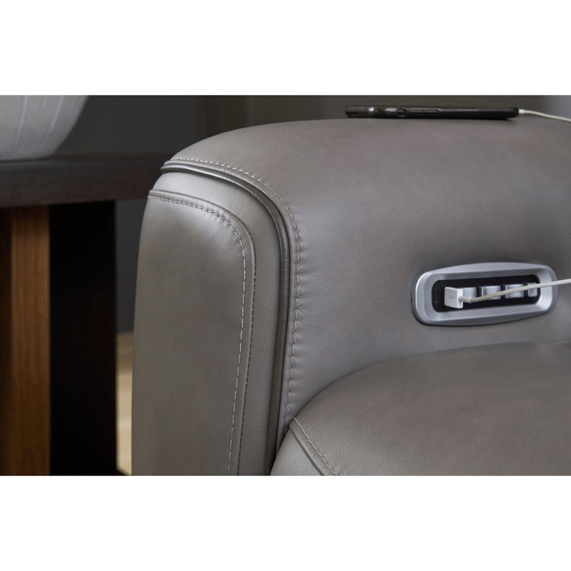  Manufacturer Color_Coin  -- 5Z Comfort Power Leather Match Recliner IMAGE 9