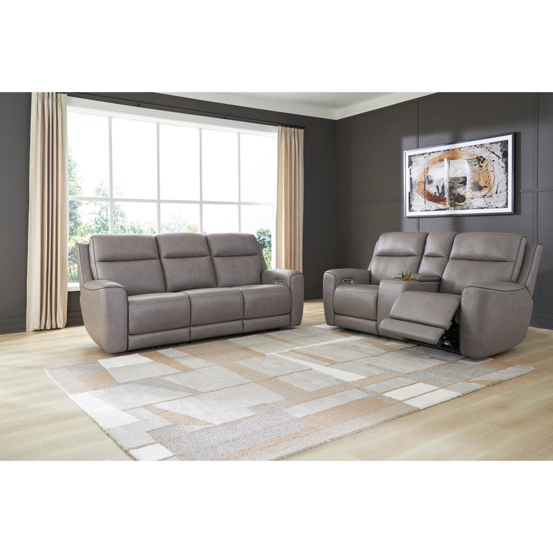  Manufacturer Color_Coin  -- 5Z Comfort Power Reclining Leather Match Sofa IMAGE 10