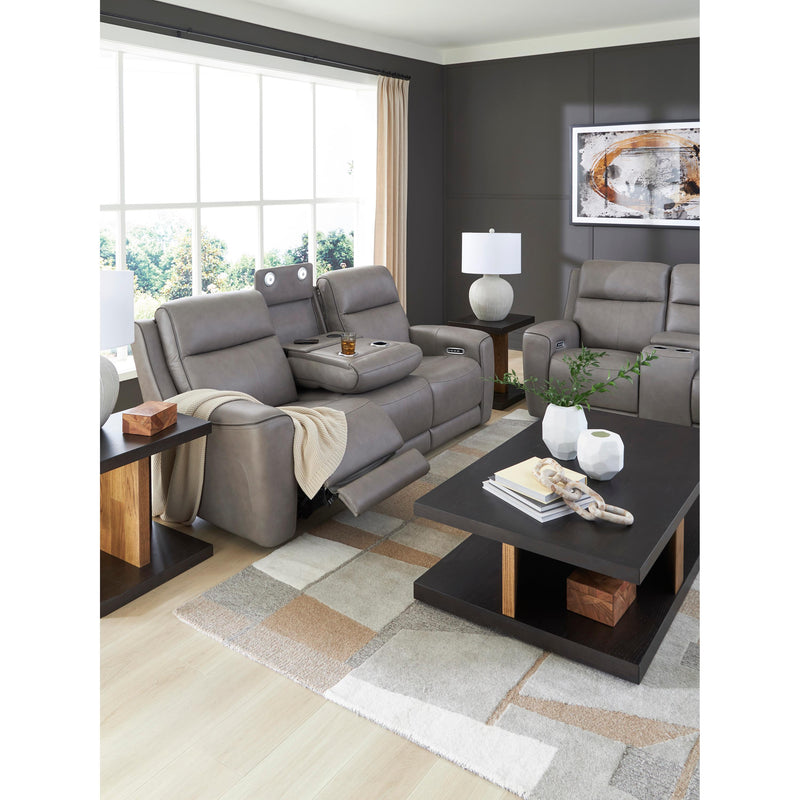  Manufacturer Color_Coin  -- 5Z Comfort Power Reclining Leather Match Sofa IMAGE 14