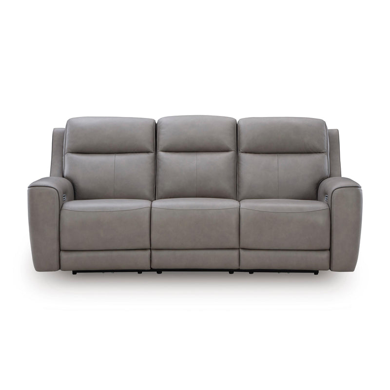  Manufacturer Color_Coin  -- 5Z Comfort Power Reclining Leather Match Sofa IMAGE 2