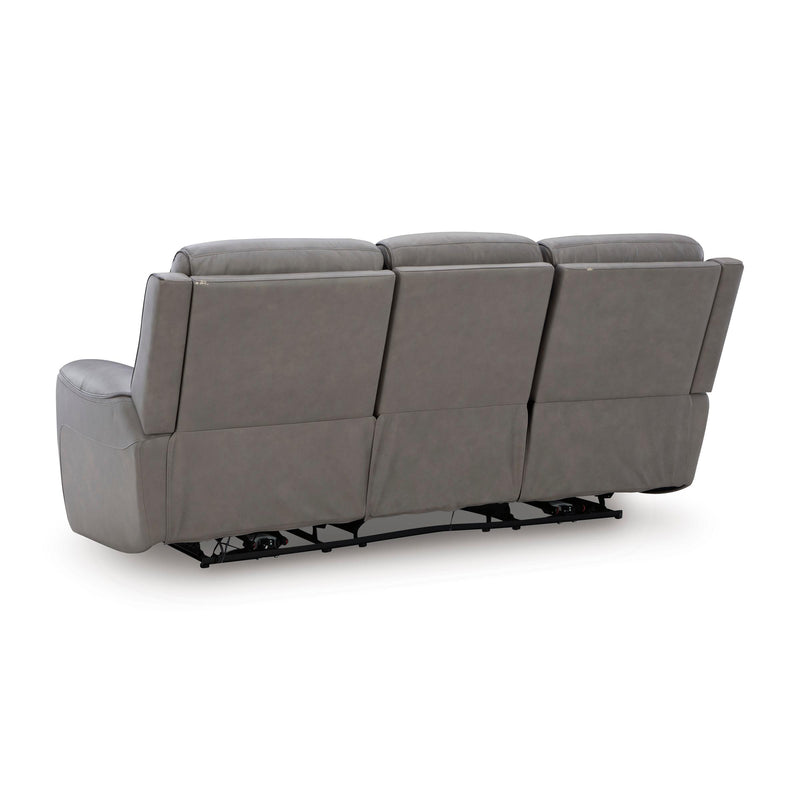  Manufacturer Color_Coin  -- 5Z Comfort Power Reclining Leather Match Sofa IMAGE 3